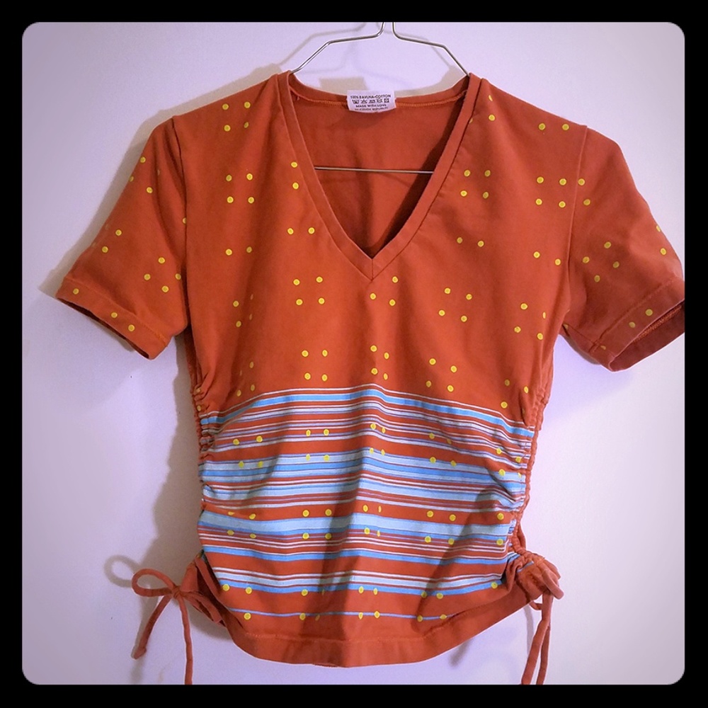 Hand Printed Top from Prague
